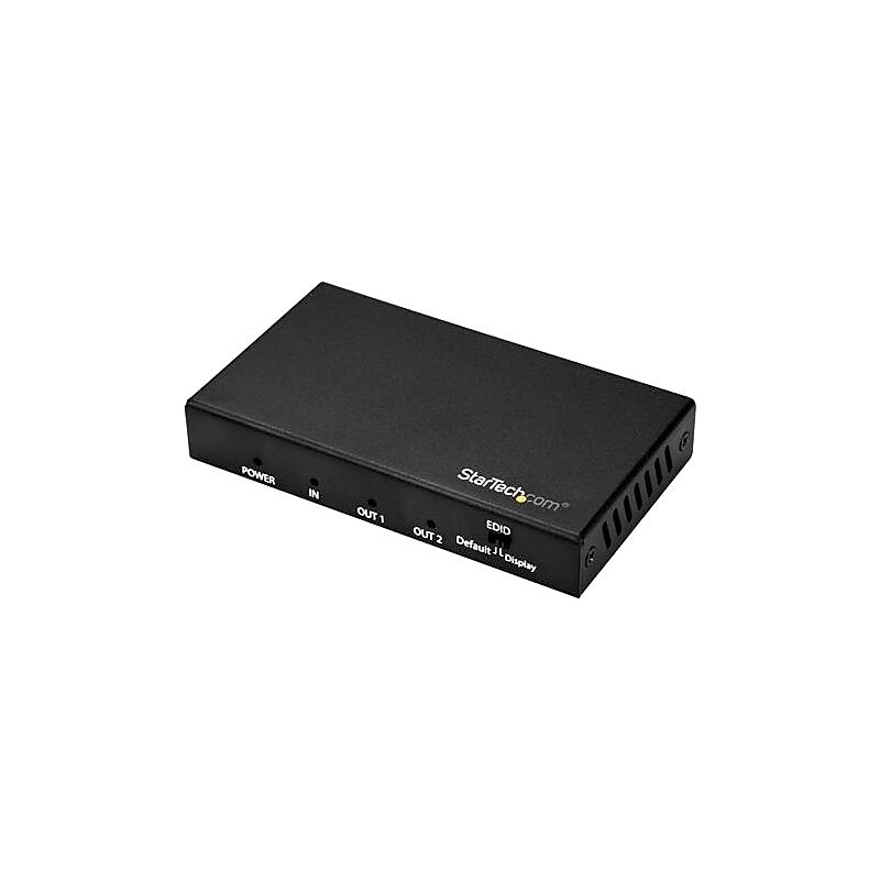 StarTech.com 2 Port HDMI Splitter, 4K 60Hz, 1x2 Way HDMI 2.0 Splitter, HDR, ST122HD202 image 1