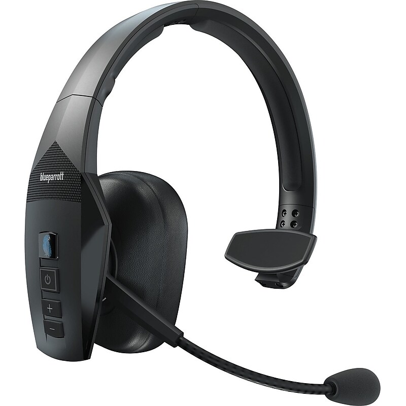 BlueParrott B550-XT Over-The-Head Bluetooth Headset, Black (204165) image 1