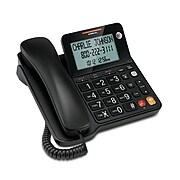 AT&T CL2940 Corded Phone with Audio Assist®, Extra Large Buttons, Extra Loud Ringer & Large Tilt Display, Black
