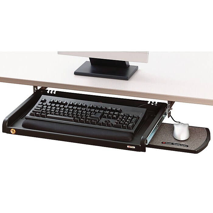 Staples under desk keyboard tray discount