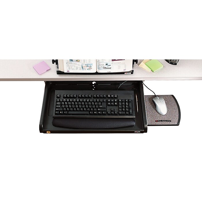 Staples under desk keyboard tray discount