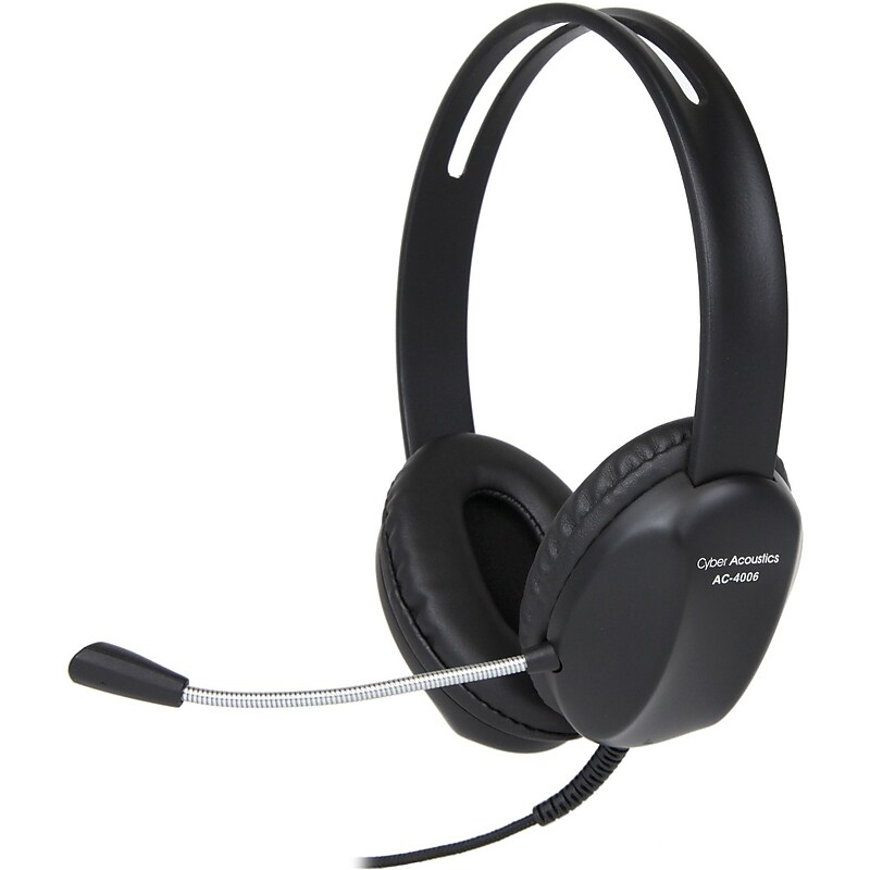 Cyber Acoustics AC-4006 Over-the-head Wired, Headset image 1