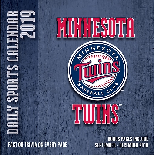2019 Turner Minnesota Twins, Box Calendar (19998051408) Staples