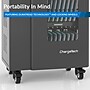 ChargeTech 30 Bay UV Disinfecting & Charging Cart for Tablets & Cell Phones, Black (UVSB30)~#|#~m007178121_sc7