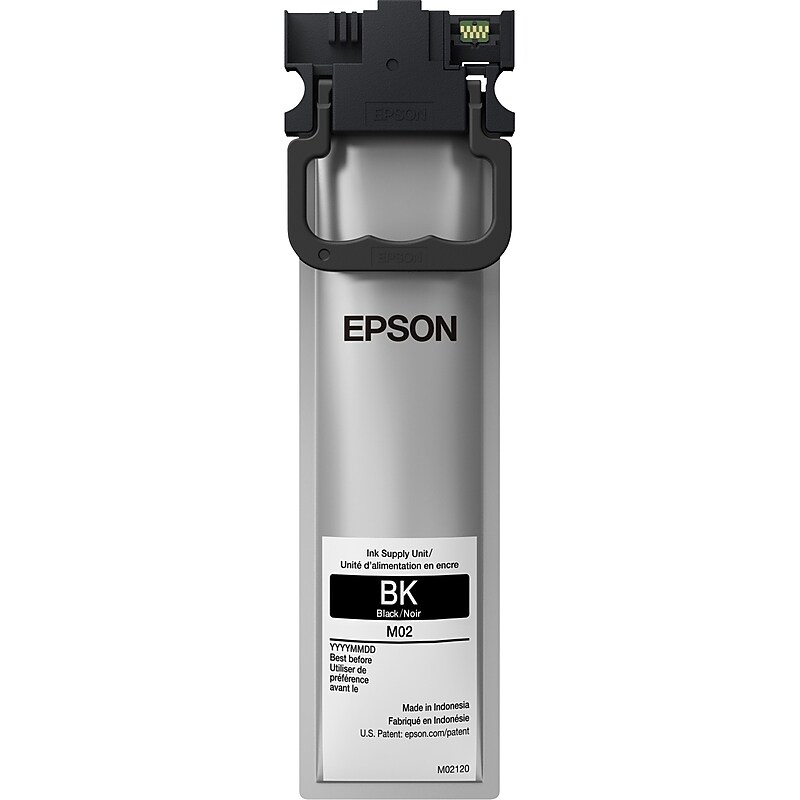 Epson M02 Black Standard Yield Ink Cartridge (M02120) image 1