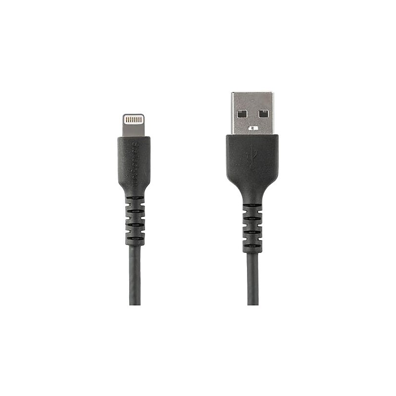 StarTech.com 6.6 ft USB Lightning, Black (RUSBLTMM2MB) image 1