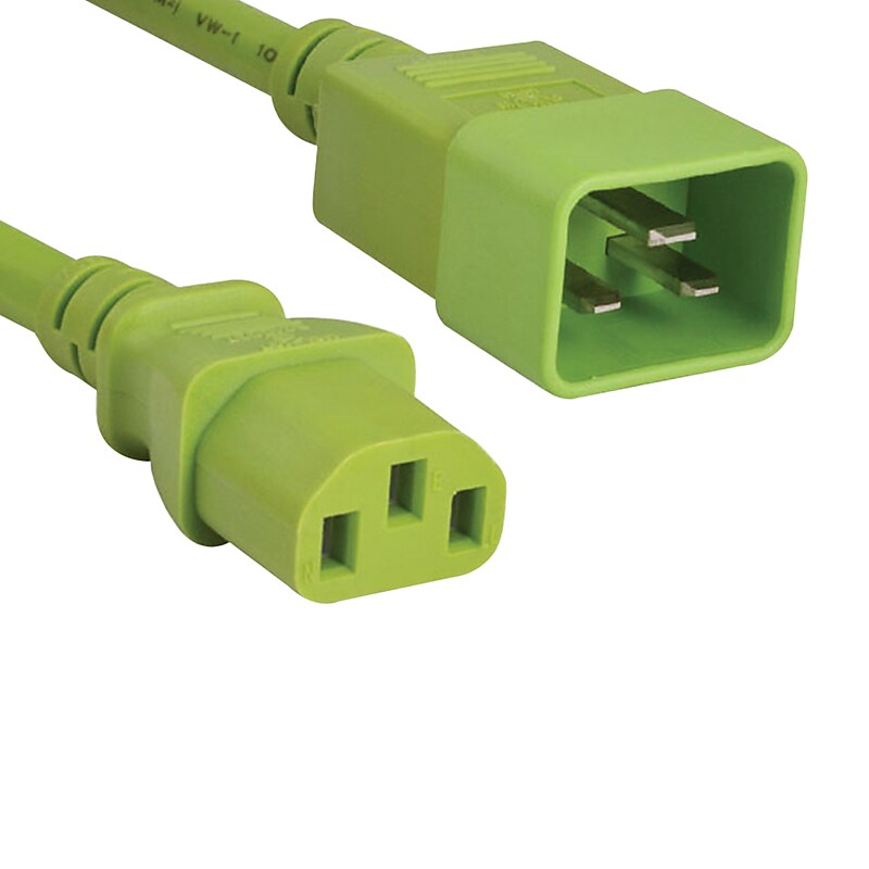 HP 6' Jumper Cord, Black (P9B77A) image 1