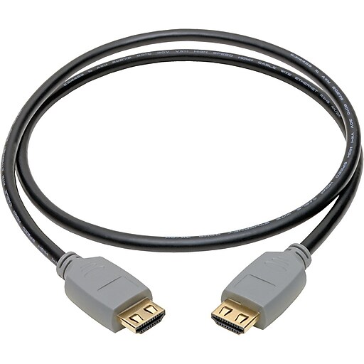 Tripp Lite HDMI Audio/Video Cable, 3ft, Black (P5680032A) at Staples