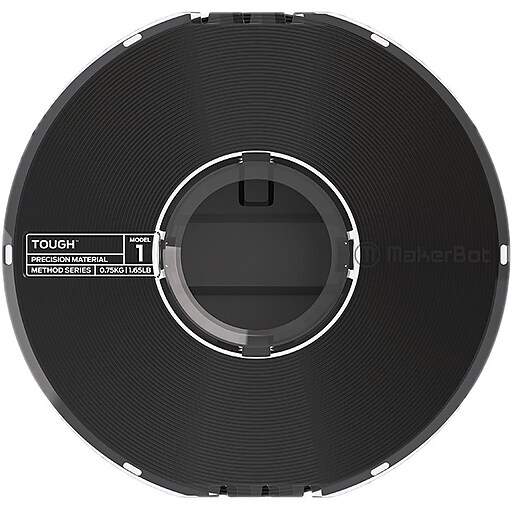 MakerBot 3D Printing Thermoplastic Tough Filament, Black ...