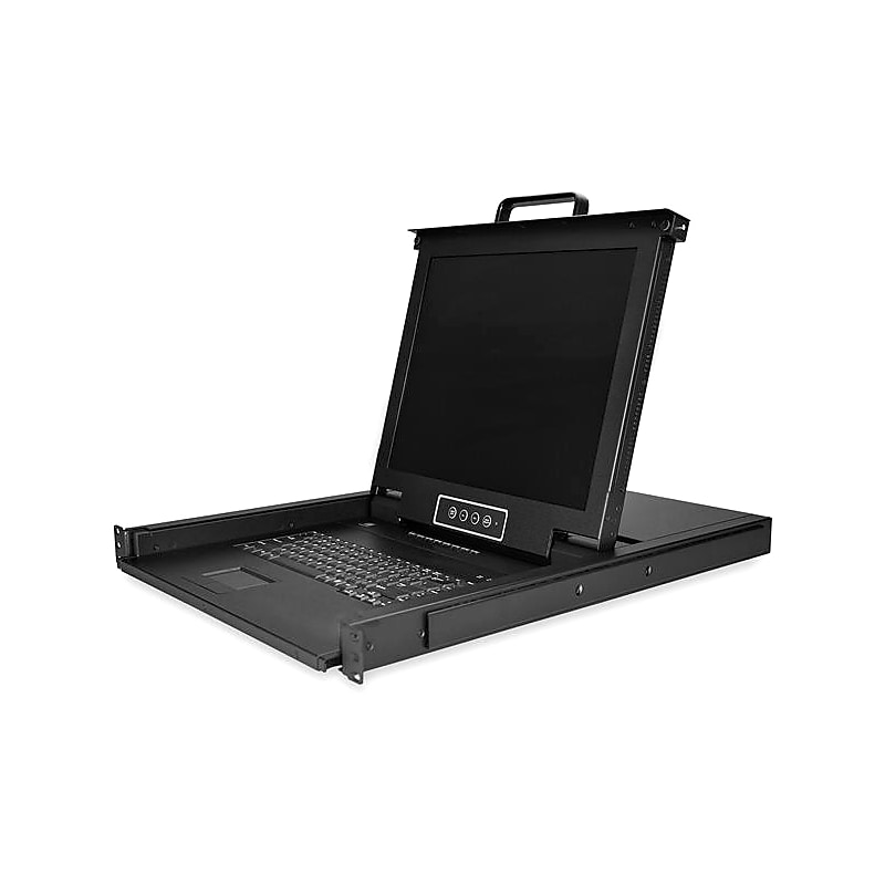 StarTech 17" LCD Rack Console Monitor, Black (RKCONS1708K) image 1