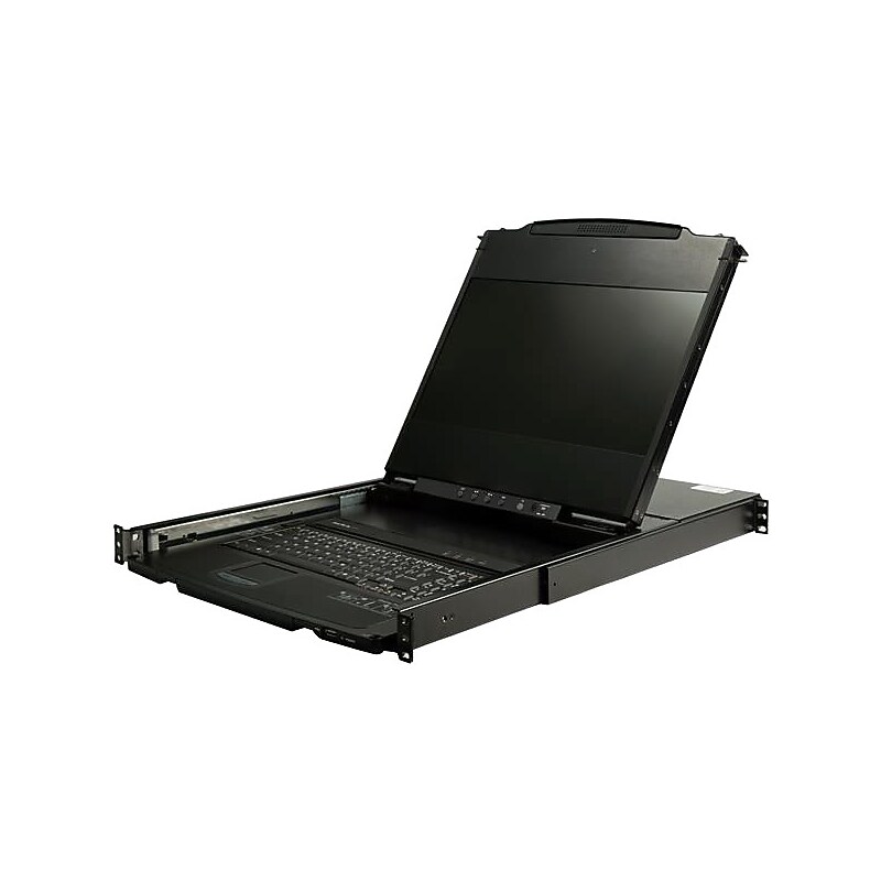 StarTech 17.3" LCD Rack Console Monitor, Black (RKCOND17HD) image 1