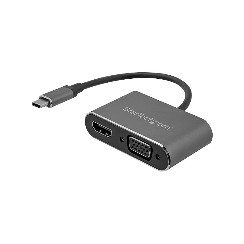 StarTech 0.5ft HDMI/USB/VGA A/V Cable, Space Gray (CDP2HDVGA) image 1