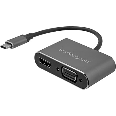 StarTech 0.5ft HDMI/USB/VGA A/V Cable, Space Gray (CDP2HDVGA) Simolary simolary.com