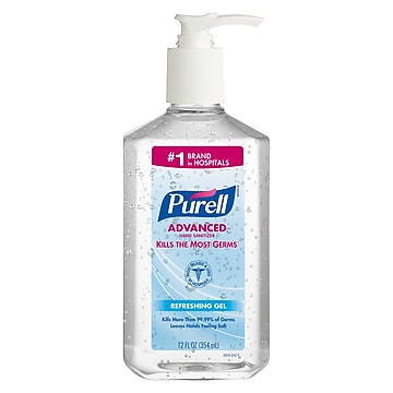 Purell Advanced Refreshing Gel Hand Sanitizer, 12 oz. (3659-12)