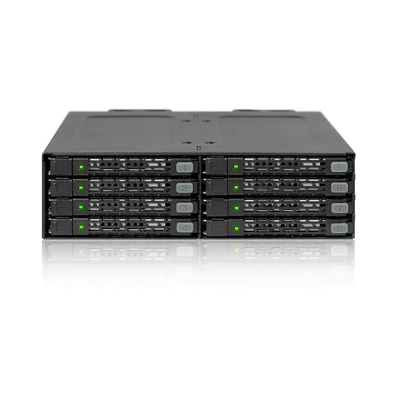 8 BAY 25 SATA HDD MOBILE RACK image 1