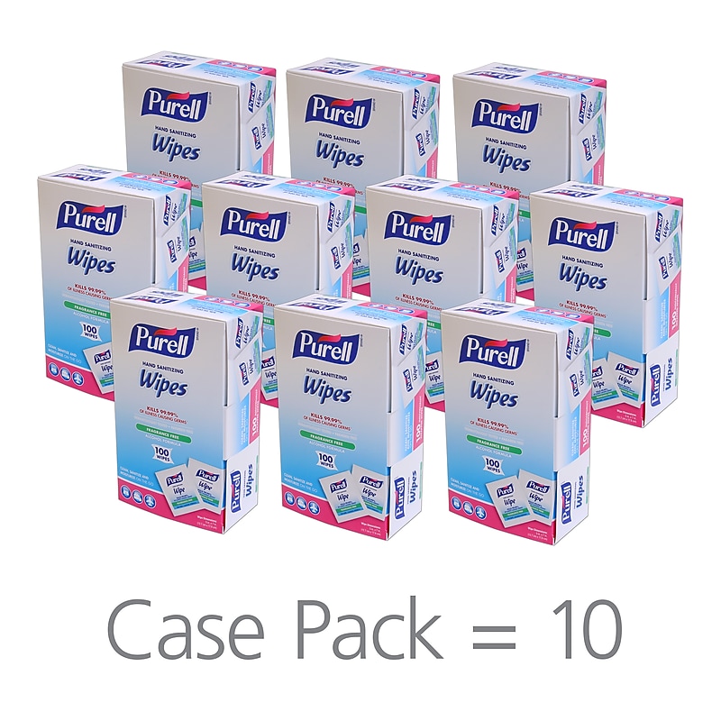 Purell Hand Sanitizing Wipes, 1000 Wipes/Carton (9022-10) image 1