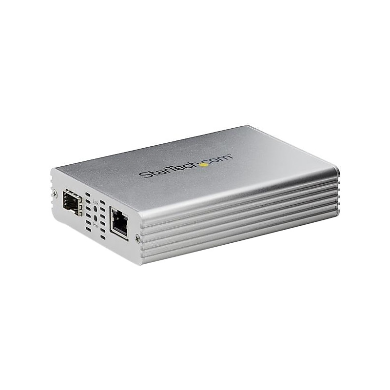 StarTech.com 1-Ports 10GBase-T 10GBase-SR 10GBase-LR 10 Gigabit Ethernet Transceiver/Media Converter (MCM10GSFP) (MCM10GSFP) image 1