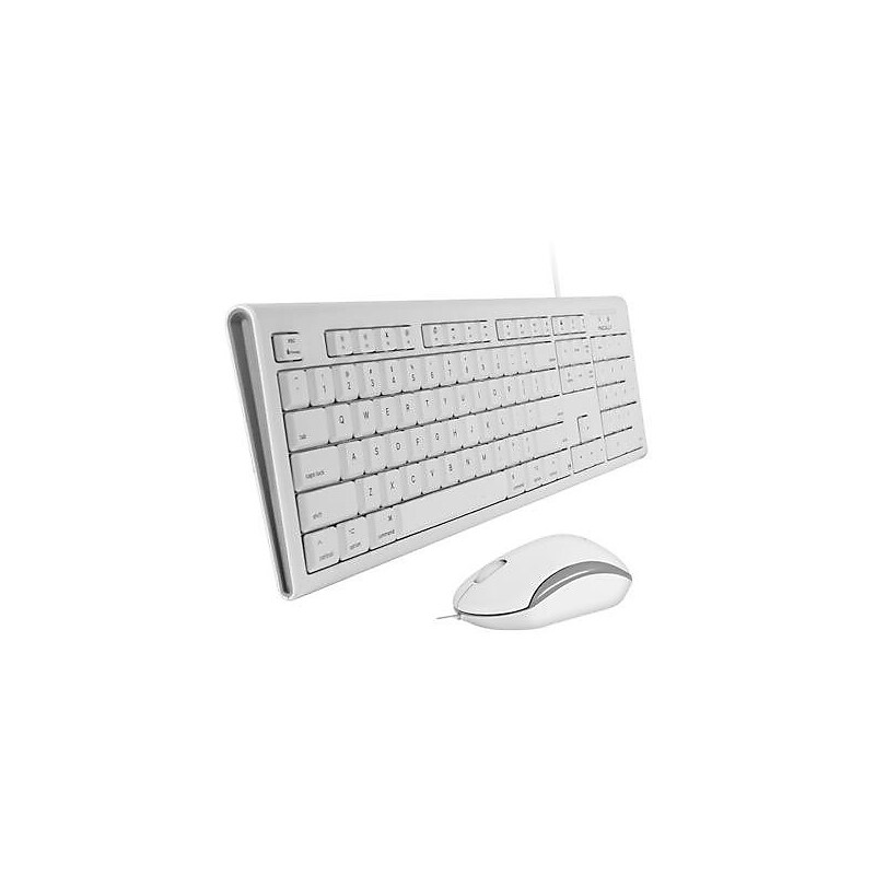 Macally Full Size USB Keyboard and Optical USB Mouse Combo For Mac (QKEYCOMBO) image 1