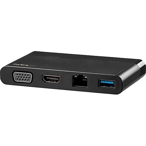 StarTech USB C Multiport Adapter with HDMI and VGA, Mac / Windows