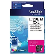 Brother LC20EM Magenta Extra High Yield Ink Cartridge (LC20EM)