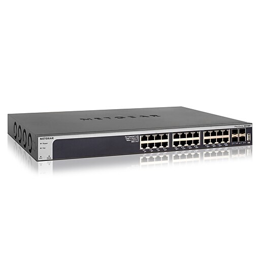 NETGEAR 28Port 10G Smart Managed Pro Switch (XS728T) Staples