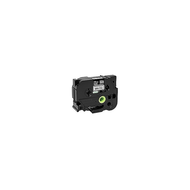 Brother HGES2515PK Label Maker Tape, 15/16"W, Black on White image 1