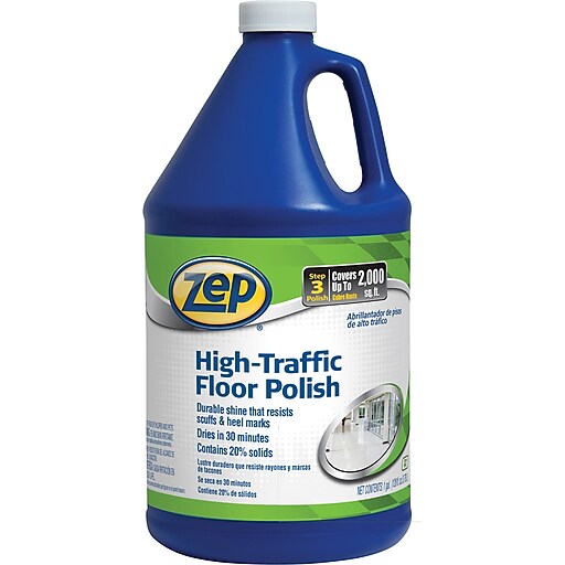 Zep Commercial HighTraffic Floor Finish, Liquid, 1 gal (128 fl oz), 4
