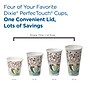 Dixie PerfecTouch Insulated Paper Hot Cups, 16 oz., Coffee Haze, 50/Pack (5356CD)~#|#~m007192560_sc7