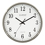 La Crosse Technology 12 Inch Atomic Analog Wall Clock, Stainless Steel (WT-3126B)~#|#~m007195078_sc7