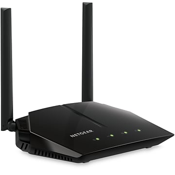 NETGEAR AC1000 Dual Band Wireless and Ethernet Router, Black (R6080-100NAS)