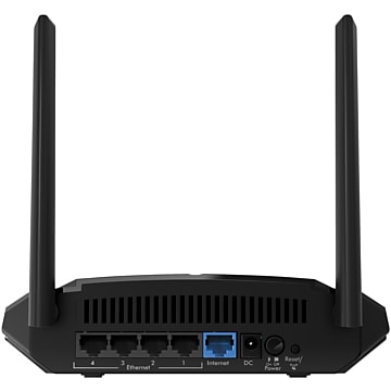 NETGEAR AC1000 Dual Band Wireless and Ethernet Router, Black (R6080-100NAS)