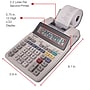 Sharp EL-1750V 12-Digit Desktop Printing Calculator, White~#|#~m007201886_sc7