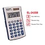 Sharp Elsi Mate EL-243SB 8-Digit Pocket Calculator, Gray/Blue~#|#~m007201899_sc7