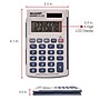 Sharp Elsi Mate EL-243SB 8-Digit Pocket Calculator, Gray/Blue~#|#~m007201900_sc7