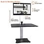 Victor Technology 28" W High Rise™ Electric Single Monitor Standing Desk, Laminate Wood (DC400)  ~#|#~m007201957_sc7