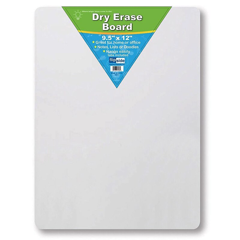 Flipside Total Erase Dry-Erase Whiteboard, 0.79' x 1', 4/Pack (FLP10065) image 1