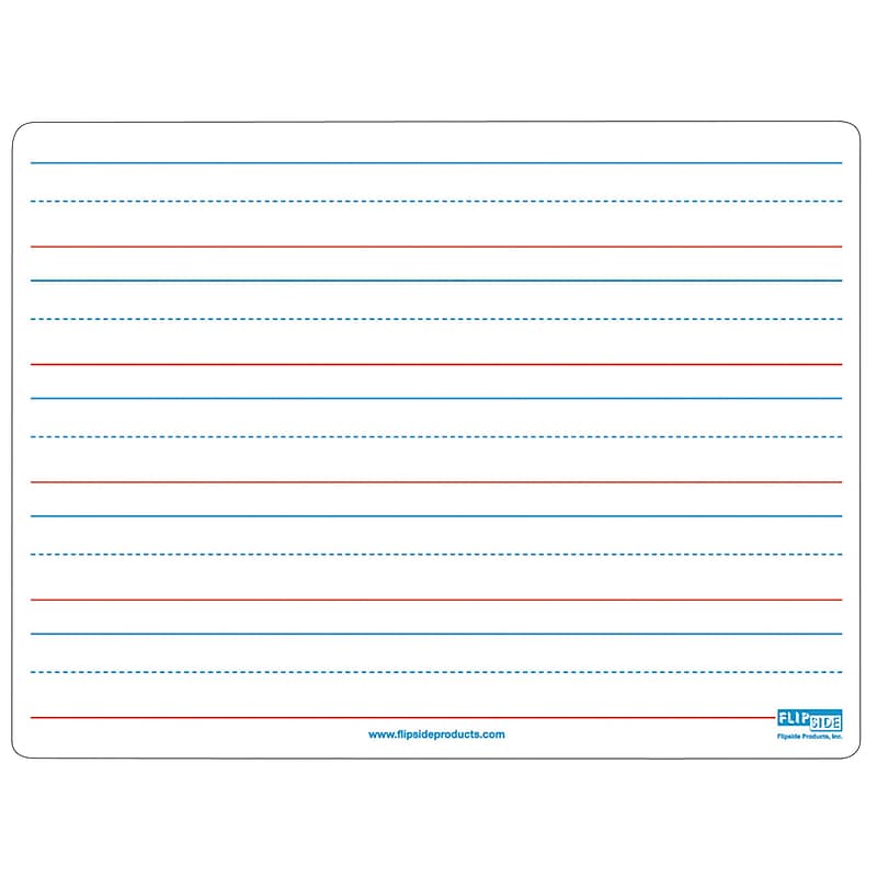 Flipside Double-Sided Magnetic Dry-Erase Whiteboard, 9" x 12" (FLP10076) image 1