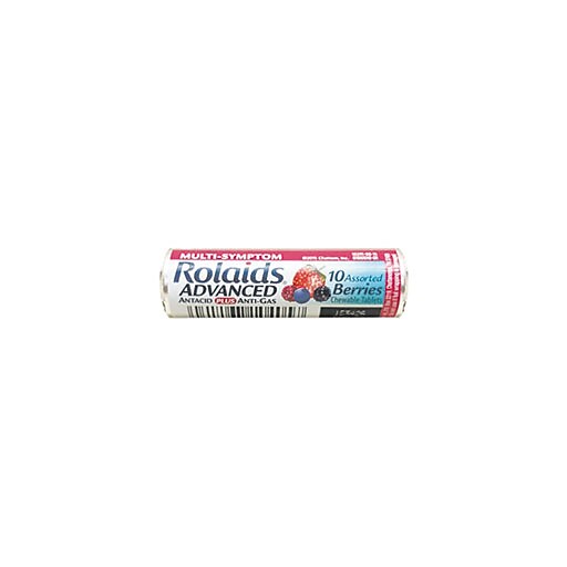 Rolaids® Advanced Antacid Plus AntiGas Tablets (LILR10405) at Staples