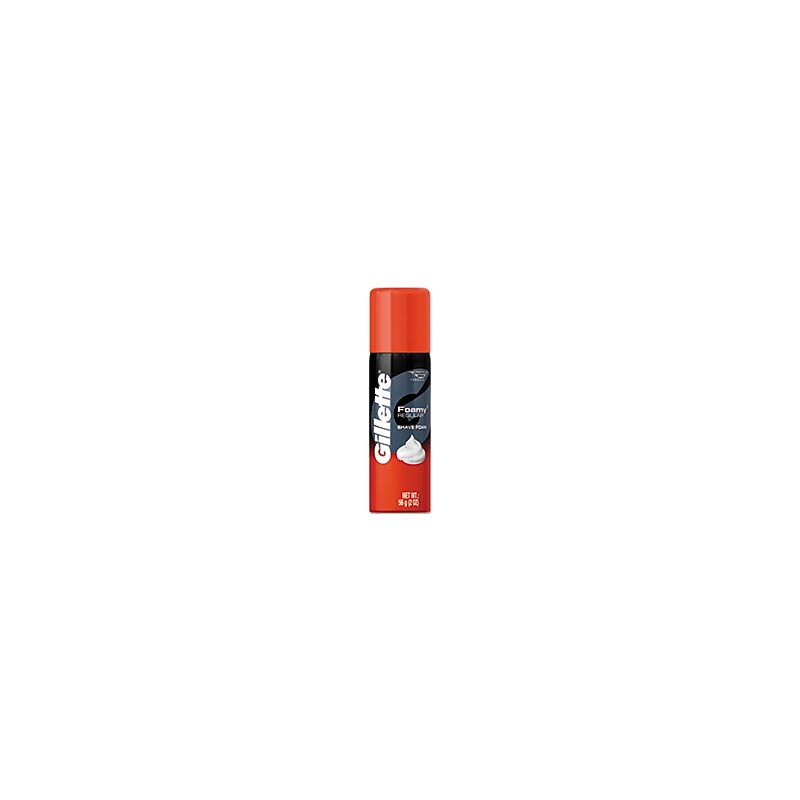 Gillette Foamy Shave Cream, 2 oz., 48/Carton (14501) image 1