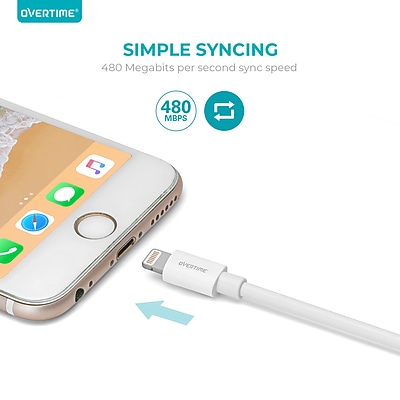 Overtime Lightning to USB-A Charging Cable - Thumbnail 2
