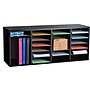 AdirOffice 500 Series 24-Compartment Literature Organizer, 39.3" x 11.8", Black (500-24-BLK)~#|#~m007260536_sc7