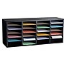 AdirOffice 500 Series 24-Compartment Literature Organizer, 39.3" x 11.8", Black (500-24-BLK)~#|#~m007260537_sc7
