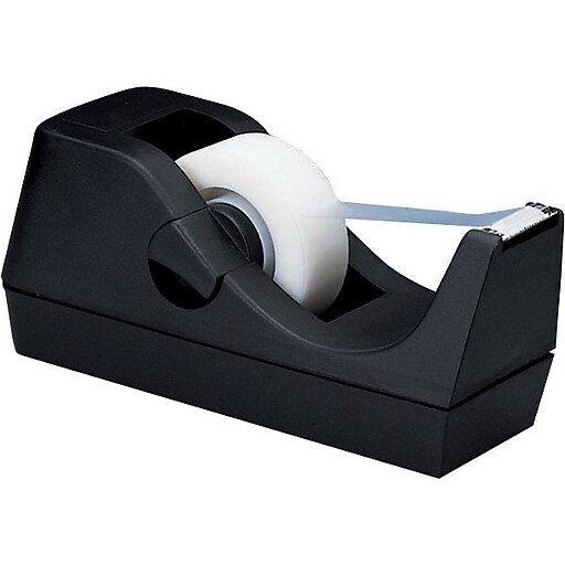 Staples® Desktop Tape Dispenser, Black Staples