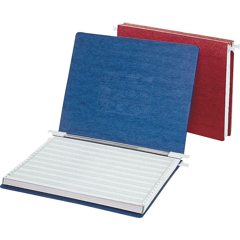 ACCO Presstex 6" Ringless Non-View Binders, Light Blue (54042) image 1
