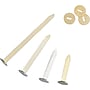 Officemate Round Head Fasteners, 2" Shank, Brass, 100/Box (OIC99817)~#|#~s0022731_sc7