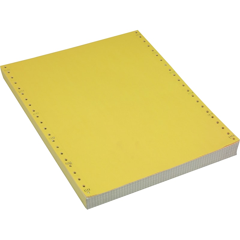 Staples 9.5" x 11" Computer Paper, 15 lbs., 100 Brightness, 1650/Carton (380482) image 1