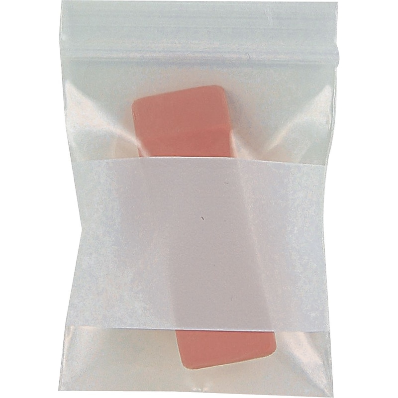 2.5" x 3" Reclosable Poly Bags, 4 Mil, Clear, 1000/Carton (PB3983) image 1