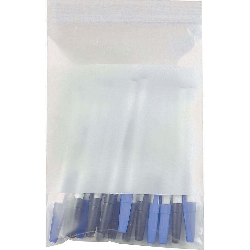 6" x 9" Reclosable Poly Bags, 4 Mil, Clear, 1000/Pack (PB4000) image 1
