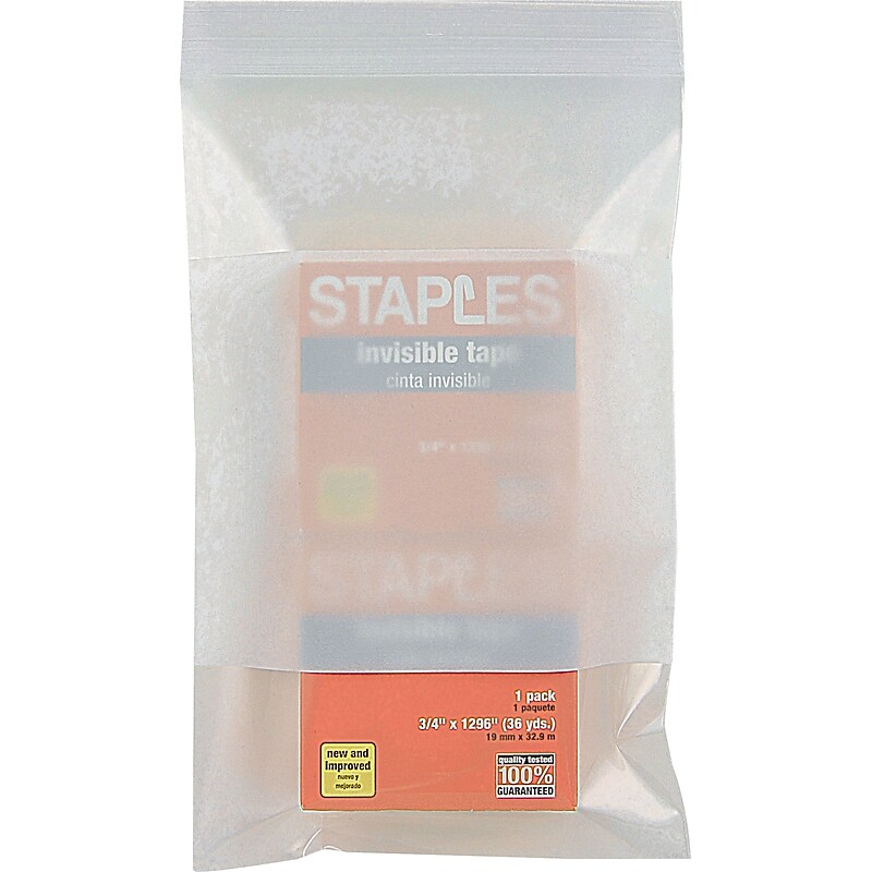5" x 8" Reclosable Poly Bags, 2 Mil, Clear, 1000/Carton (PB3960) image 1