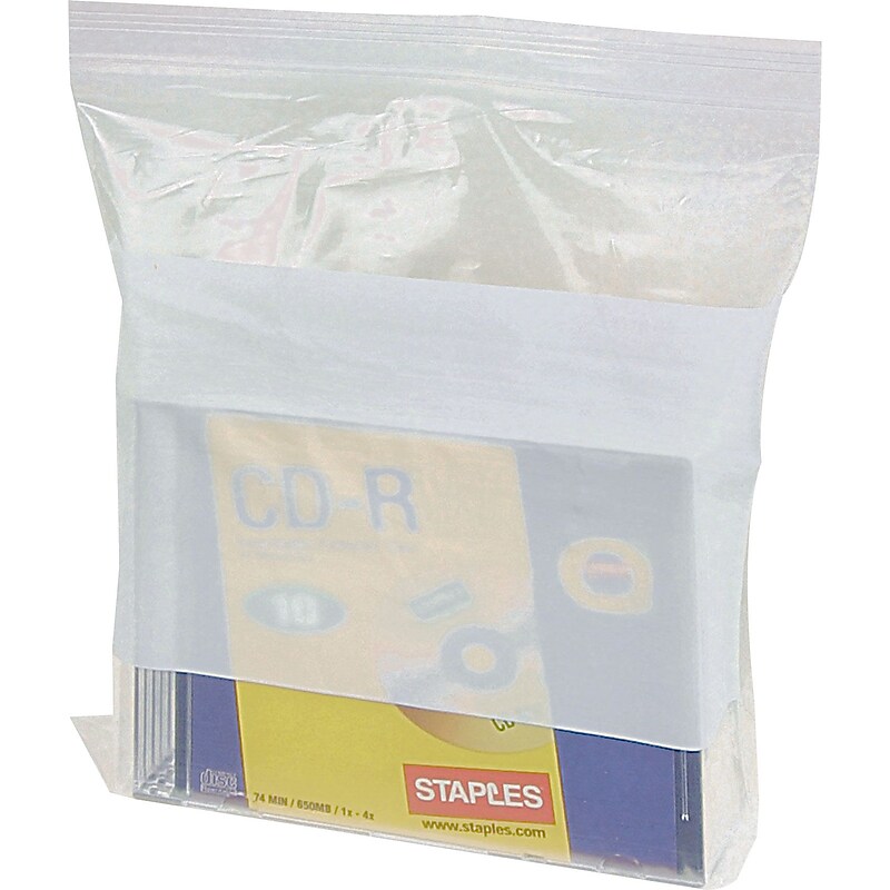 8" x 10" Reclosable Poly Bags, 2 Mil, Clear, 1000/Carton (PB3973) image 1